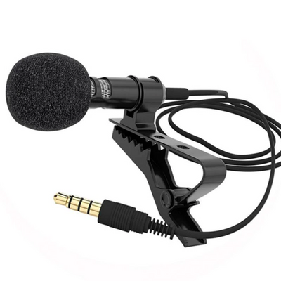 Мікрофон петличний VOXLINK 3м з прямим штекером black 00000004638 фото